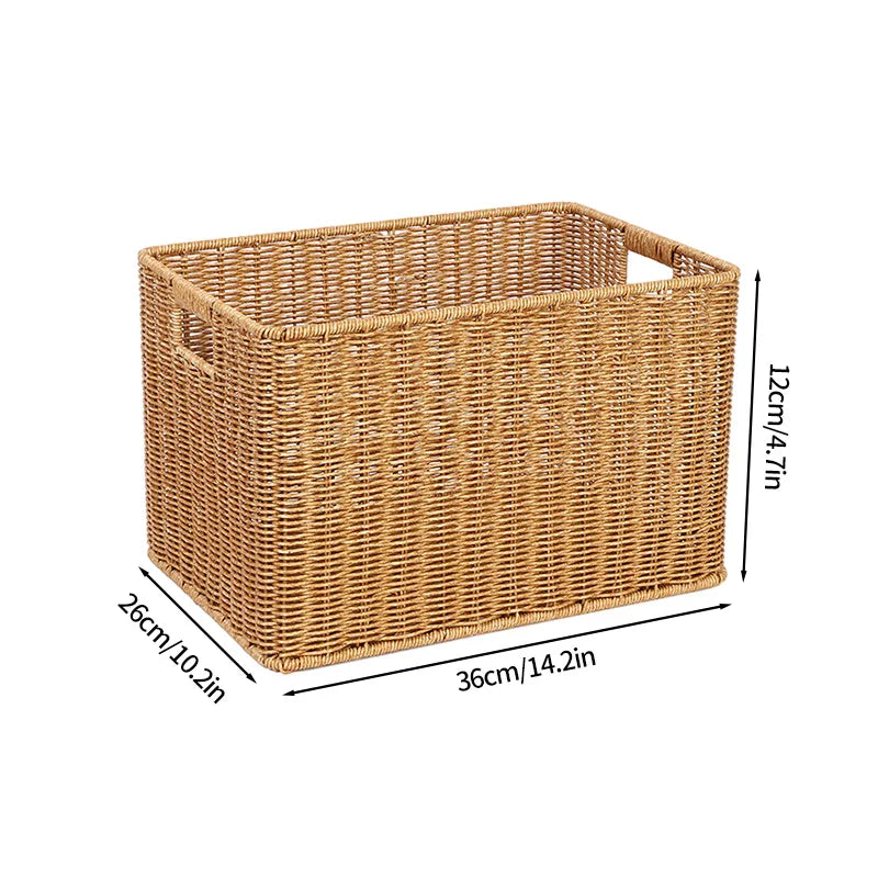 Panier en osier Raffinéa rangementchic.com panier pratique et élégant