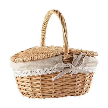 Panier osier pique nique | WillowHome™ - Rangement Chic