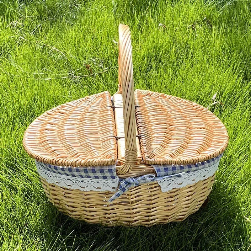 Panier osier pique nique | WillowHome™ - Rangement Chic