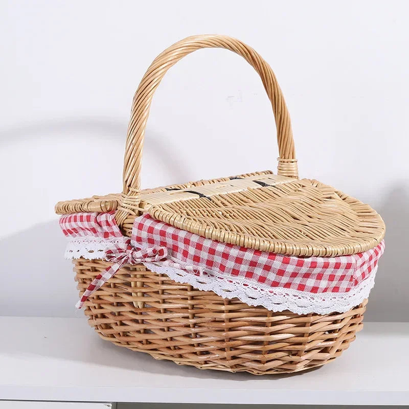 Panier osier pique nique | WillowHome™ - Rangement Chic