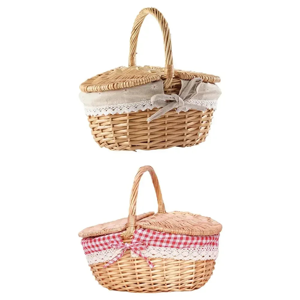 Panier osier pique nique | WillowHome™ - Rangement Chic