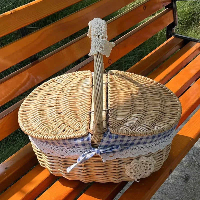 Panier osier pique nique | WillowHome™ - Rangement Chic