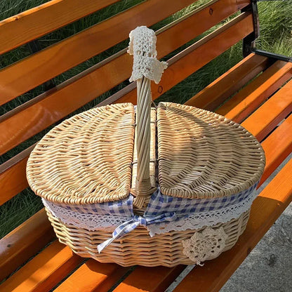 Panier osier pique nique | WillowHome™ - Rangement Chic