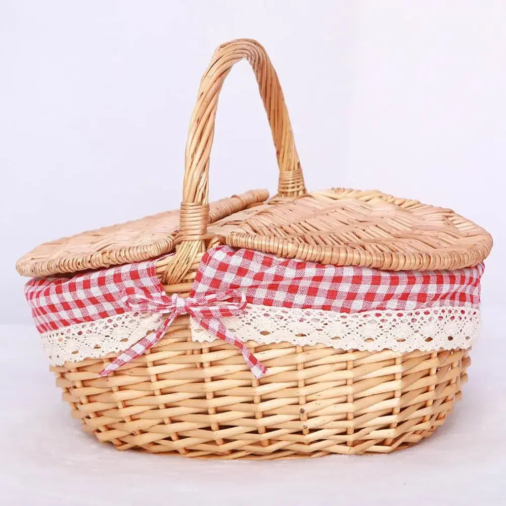 Panier osier pique nique | WillowHome™ - Rangement Chic