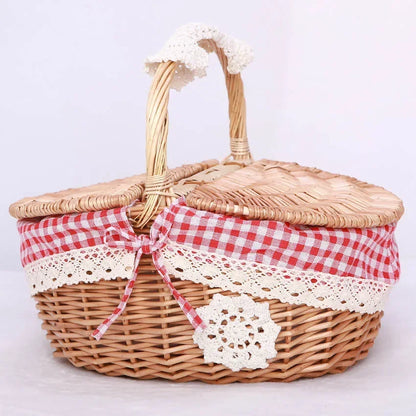 Panier osier pique nique | WillowHome™ - Rangement Chic