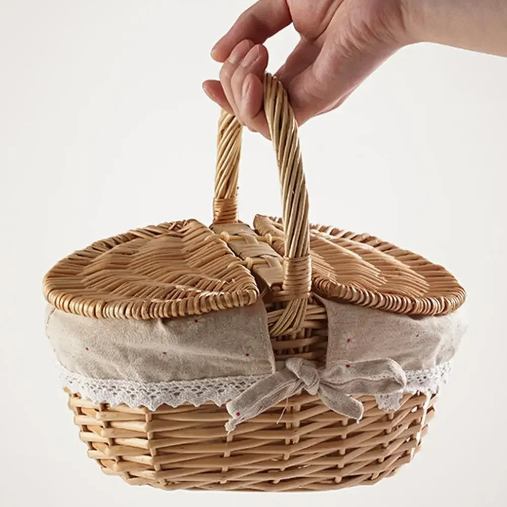 Panier osier pique nique | WillowHome™ - Rangement Chic