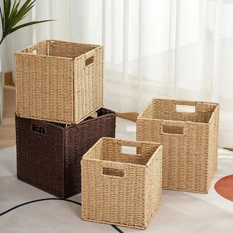 Panier en osier Raffinéa rangementchic.com panier pratique et élégant
