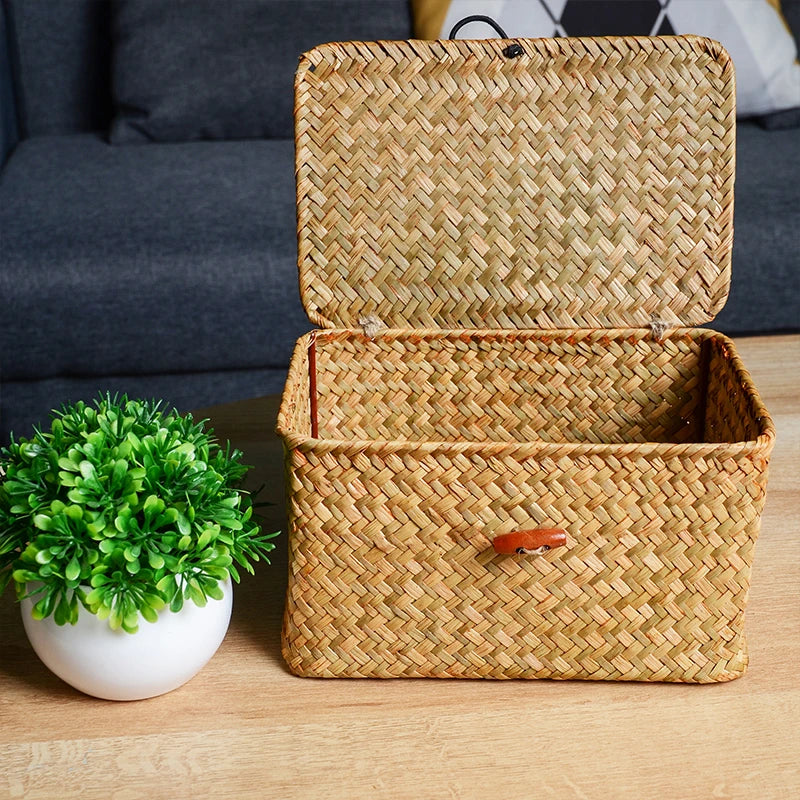 Panier osier Tressia rangementchic panier déco artisanal style japonais minimaliste