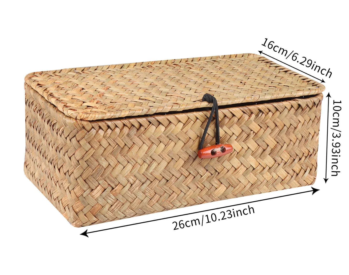 Panier osier Tressia rangementchic panier de rangement durable pour accessoires maison