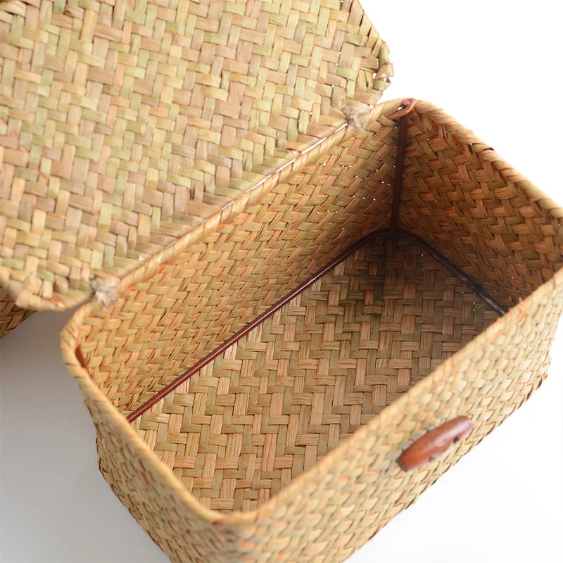 Panier osier Tressia rangementchic organisateur maison écologique fait main