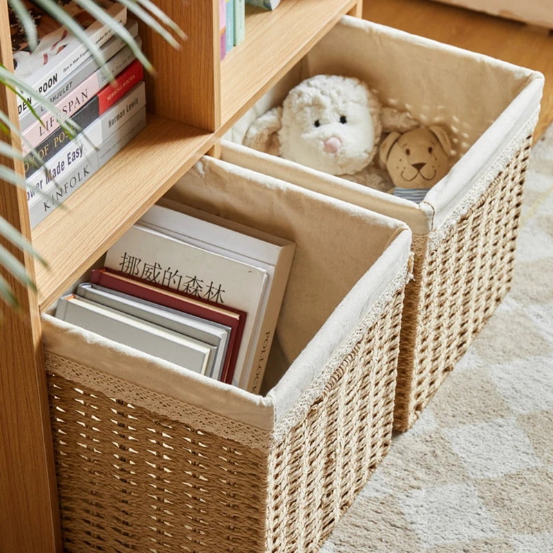 Panier osier décoratif Raffinéa rangementchic.com panier rustique artisanal