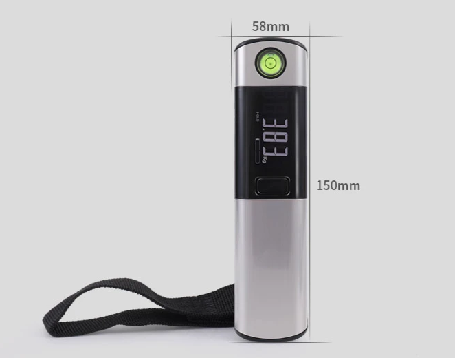 Pese bagage numérique haute précision 50kg en acier inoxydable, balance bagage numérique portable idéale pour valise et voyage, accessoire de la collection Accessoires Sécurité Voyage de la boutique Rangement Chic