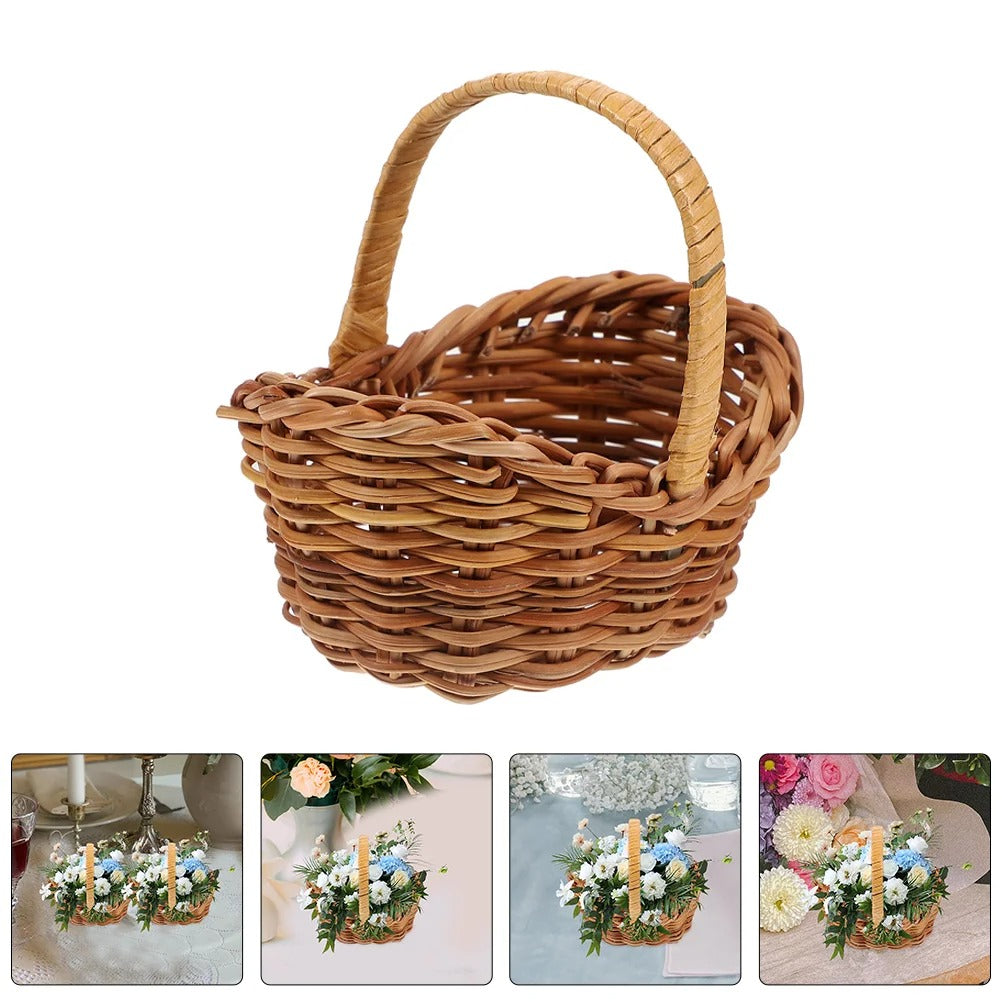 Petit panier osier rangementchic.com mini panier rotin pour rangement décoratif