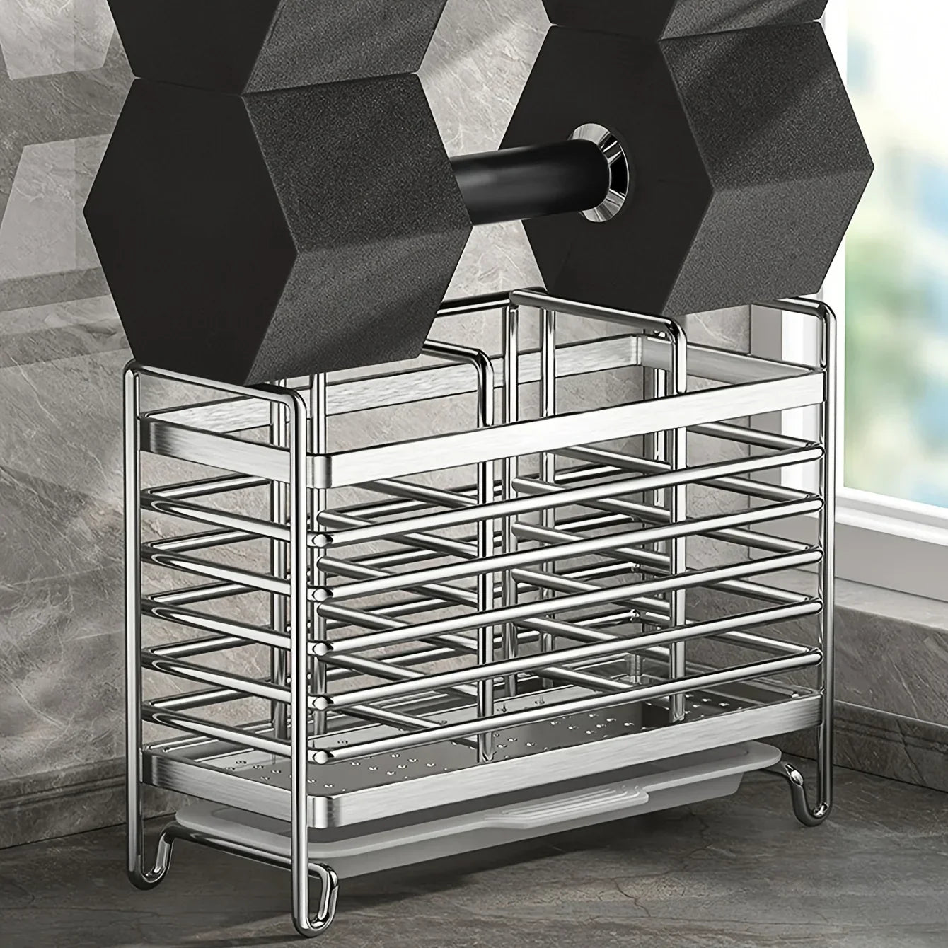 porte-ustensiles de cuisine mural sans perçage, support d’ustensiles de cuisine en acier inoxydable, porte-couverts mural design moderne, organisateur d’ustensiles de cuisine gain de place, porte-ustensiles de cuisine pour petits espaces, support mural de cuisine inox avec crochets, porte-ustensiles mural élégant effet inox, rangement mural pour ustensiles de cuisine compact, support cuisine sans vis ni colle inox, porte-ustensiles cuisine adhésif sans perçage, porte-ustensiles cuisine suspendu design, orga