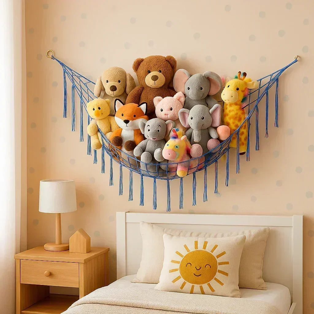 rangement peluche suspendu, filet de rangement pour peluches, hamac de rangement pour jouets, filet de peluches pour chambre d’enfant, rangement mural pour peluches, filet suspendu pour peluches et doudous, hamac pour peluches grande capacité, rangement d’angle pour jouets, organisateur de peluches en macramé, filet de rangement bohème pour jouets, rangement décoratif pour peluches, hamac mural pour jouets d’enfant, filet suspendu design pour peluches, sac de rangement pour doudous, rangement en filet pour 
