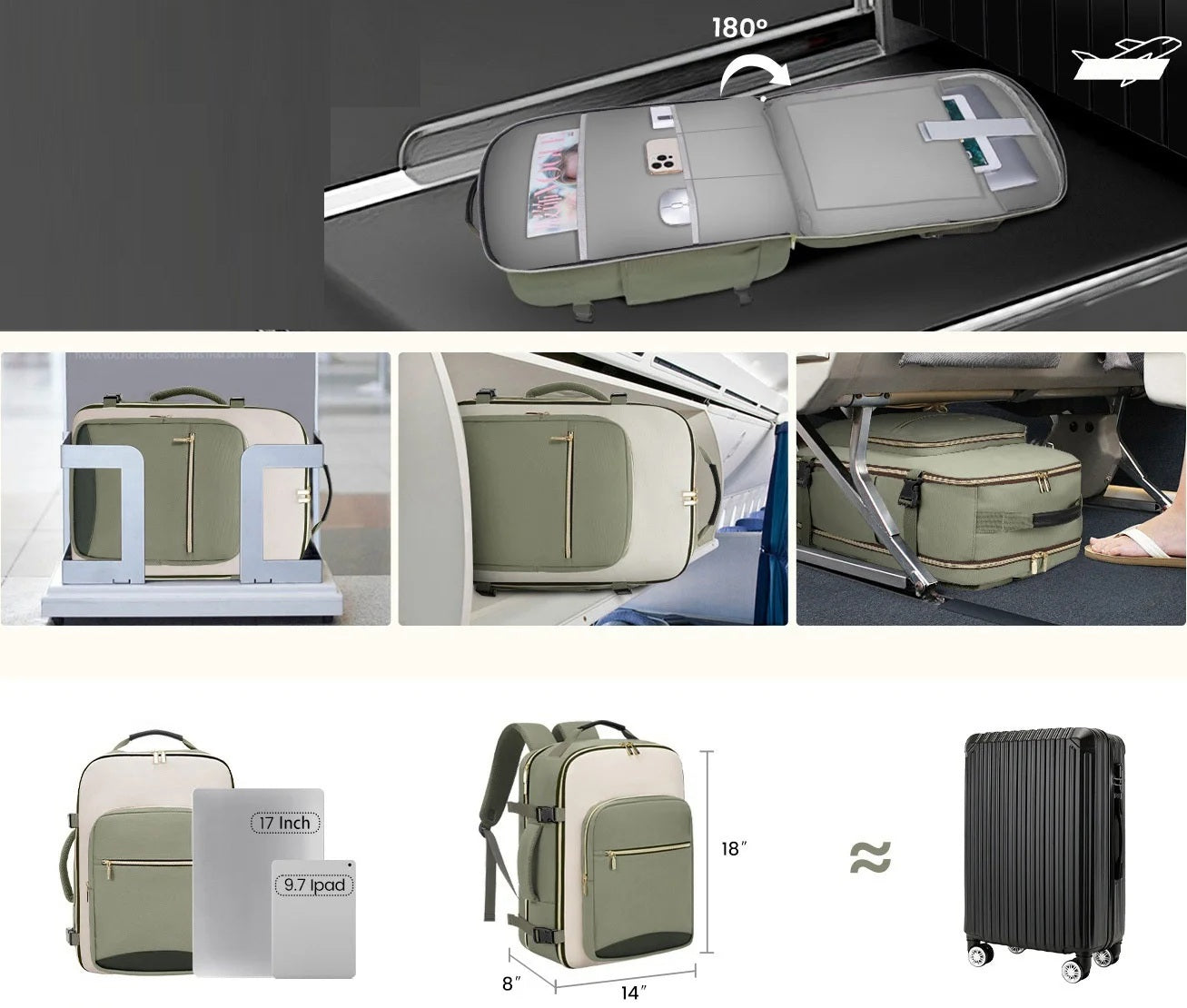 Un sac a dos voyage avion qui s'adapte à votre style
L'élégance qui vous accompagne à chaque destination