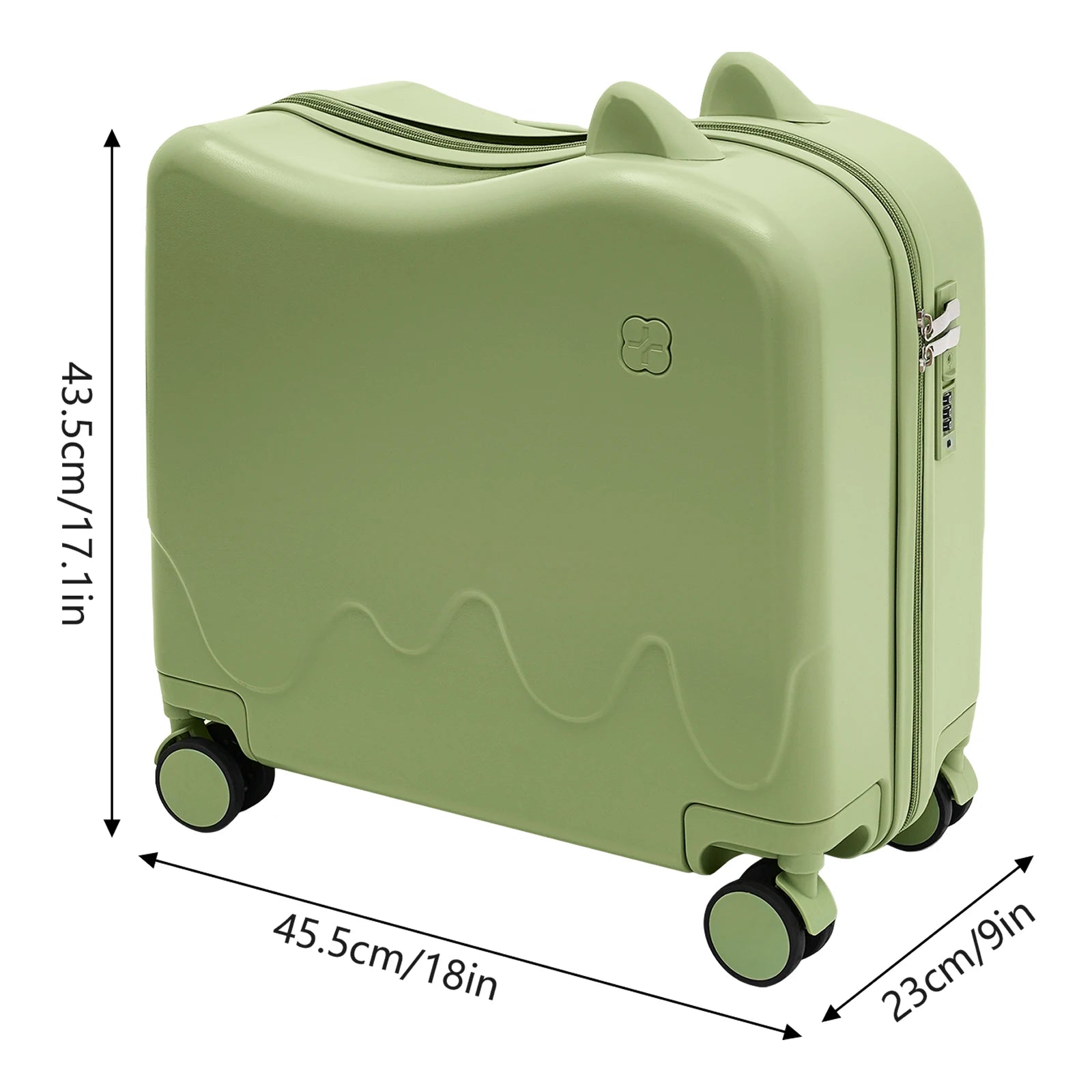 Valise enfant à roulettes cabine 8 pouces grande capacité 37L, conçue pour les enfants de 3 à 6 ans, avec structure robuste en ABS et PVC, roues universelles silencieuses, verrou à code intégré, poignée antidérapante et tige de traction réglable. Valise enfant légère et résistante, compatible avion, dotée de compartiments intérieurs organisés, coins arrondis pour plus de sécurité, supportant jusqu’à 60 kg et permettant à l’enfant de s’asseoir et rouler. Valise enfant design ludique et premium, idéale pour v