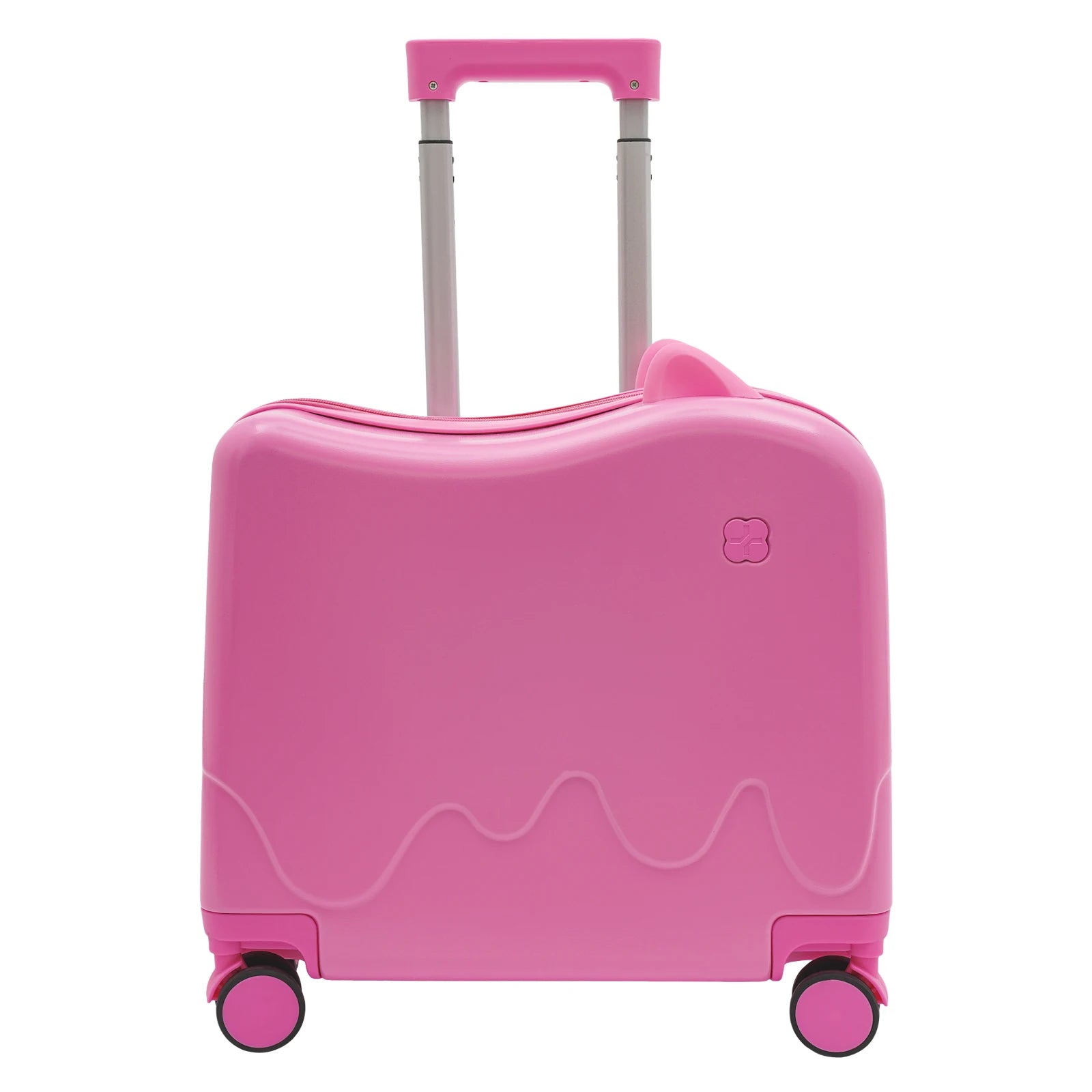 Valise enfant à roulettes cabine 8 pouces grande capacité 37L, conçue pour les enfants de 3 à 6 ans, avec structure robuste en ABS et PVC, roues universelles silencieuses, verrou à code intégré, poignée antidérapante et tige de traction réglable. Valise enfant légère et résistante, compatible avion, dotée de compartiments intérieurs organisés, coins arrondis pour plus de sécurité, supportant jusqu’à 60 kg et permettant à l’enfant de s’asseoir et rouler. Valise enfant design ludique et premium, idéale pour v