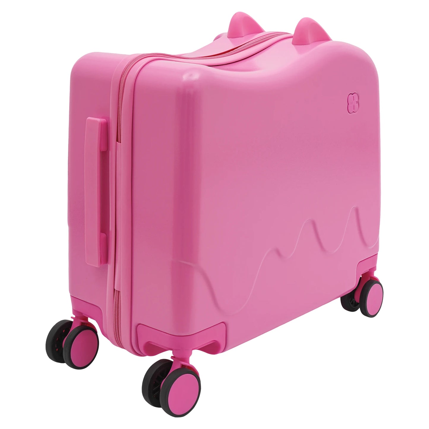Valise enfant à roulettes cabine 8 pouces grande capacité 37L, conçue pour les enfants de 3 à 6 ans, avec structure robuste en ABS et PVC, roues universelles silencieuses, verrou à code intégré, poignée antidérapante et tige de traction réglable. Valise enfant légère et résistante, compatible avion, dotée de compartiments intérieurs organisés, coins arrondis pour plus de sécurité, supportant jusqu’à 60 kg et permettant à l’enfant de s’asseoir et rouler. Valise enfant design ludique et premium, idéale pour v