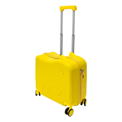 Valise enfant à roulettes cabine 8 pouces grande capacité 37L, conçue pour les enfants de 3 à 6 ans, avec structure robuste en ABS et PVC, roues universelles silencieuses, verrou à code intégré, poignée antidérapante et tige de traction réglable. Valise enfant légère et résistante, compatible avion, dotée de compartiments intérieurs organisés, coins arrondis pour plus de sécurité, supportant jusqu’à 60 kg et permettant à l’enfant de s’asseoir et rouler. Valise enfant design ludique et premium, idéale pour v