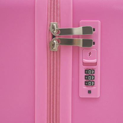 Valise enfant à roulettes cabine 8 pouces grande capacité 37L, conçue pour les enfants de 3 à 6 ans, avec structure robuste en ABS et PVC, roues universelles silencieuses, verrou à code intégré, poignée antidérapante et tige de traction réglable. Valise enfant légère et résistante, compatible avion, dotée de compartiments intérieurs organisés, coins arrondis pour plus de sécurité, supportant jusqu’à 60 kg et permettant à l’enfant de s’asseoir et rouler. Valise enfant design ludique et premium, idéale pour v