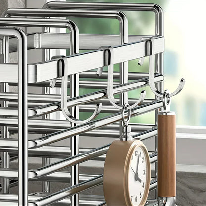 porte-ustensiles de cuisine mural sans perçage, support d’ustensiles de cuisine en acier inoxydable, porte-couverts mural design moderne, organisateur d’ustensiles de cuisine gain de place, porte-ustensiles de cuisine pour petits espaces, support mural de cuisine inox avec crochets, porte-ustensiles mural élégant effet inox, rangement mural pour ustensiles de cuisine compact, support cuisine sans vis ni colle inox, porte-ustensiles cuisine adhésif sans perçage, porte-ustensiles cuisine suspendu design, orga