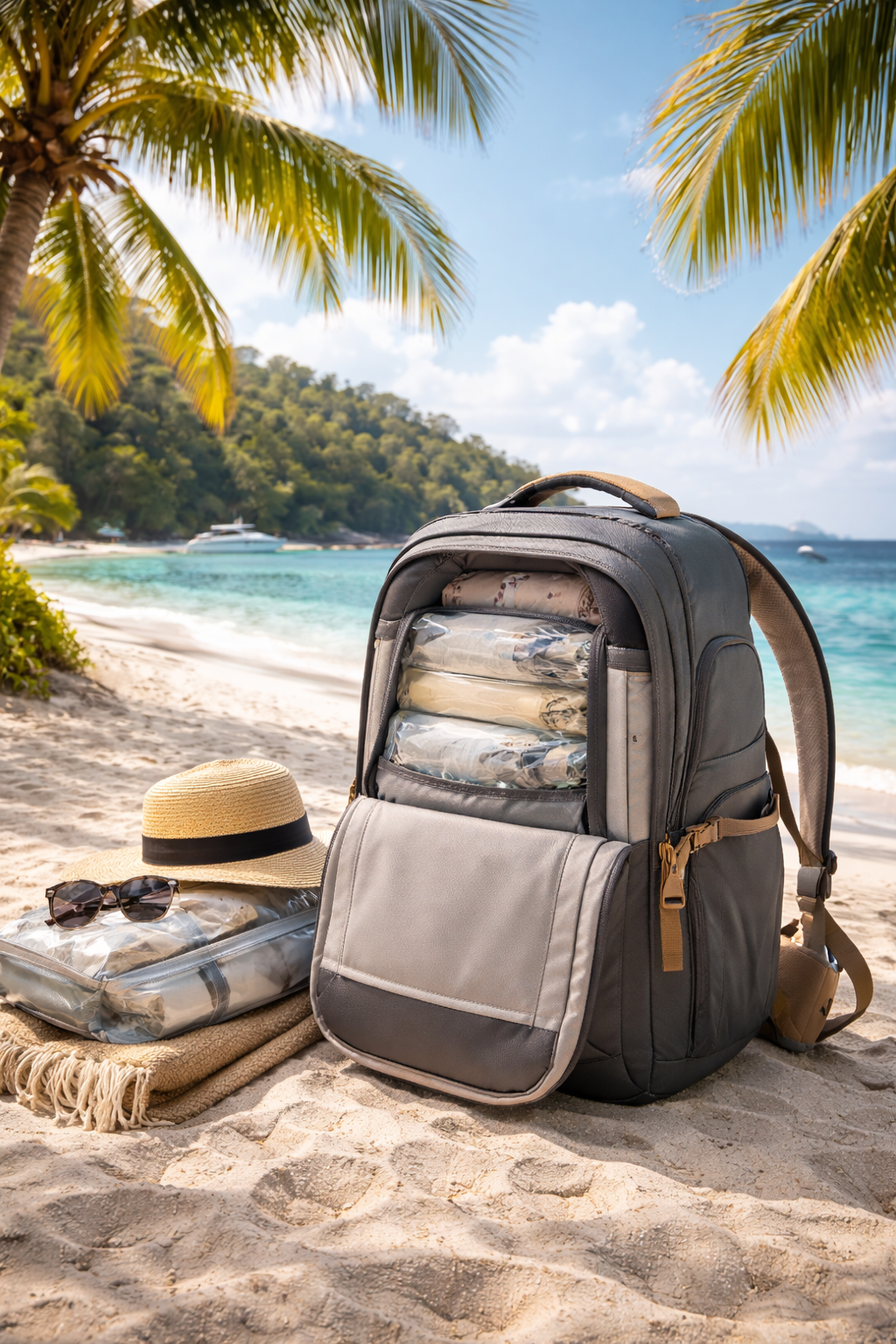 rangement chic collection sac a dos compression sous vide