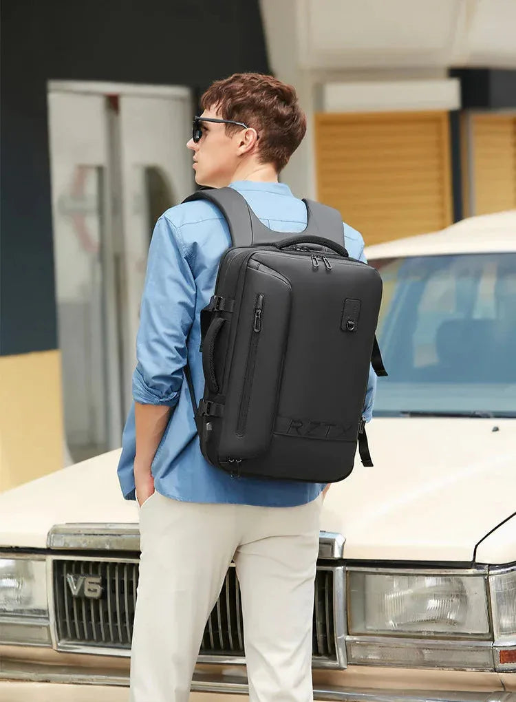 sac a dos voyage, sac à dos compression sous vide, sac de voyage compact, organisateur valise, sac cabine avion, sac rangement optimisé