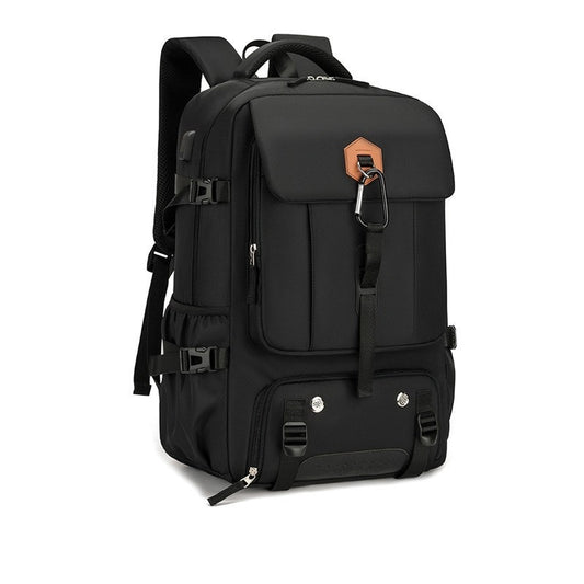 Sac a dos cabine 50L Aero Trek™ Noir multifonction avec compartiment chaussures, port USB et tissu résistant à l’eau compatible avion