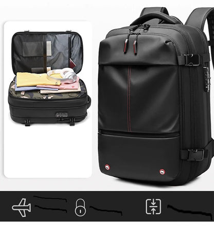 Sac a dos compression sous vide AirVault rangementchic ideal pour voyage cabine avion