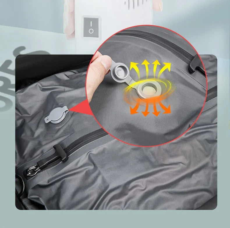 Sac à dos compression sous vide avec valve unidirectionnelle, accessoire organisation bagage