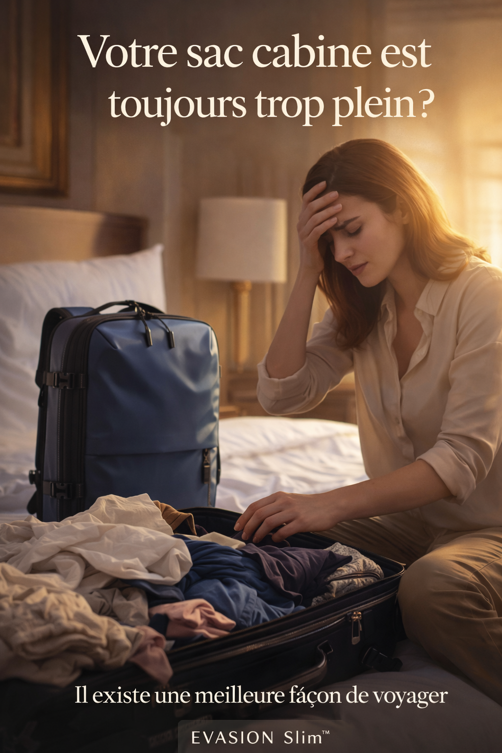 sac a dos ccompression sous vide solution bagage voluminux