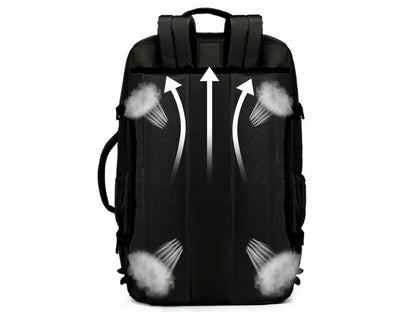 Le sac a dos de voyage | AeroCabin™ est le compagnon parfait pour voyager sereinement. Compatible bagage cabine (55×35×20 cm, 38L), imperméable, léger (1,11 kg) et accepté par plus de 100 compagnies aériennes, il vous accompagne partout : week-ends, affaires, city-trips ou vols low-cost. Son design convertible sac à main / sac à dos, ses compartiments intelligents, sa poche PC et son polyester 900D en font un modèle robuste, pratique et conçu pour la mobilité moderne