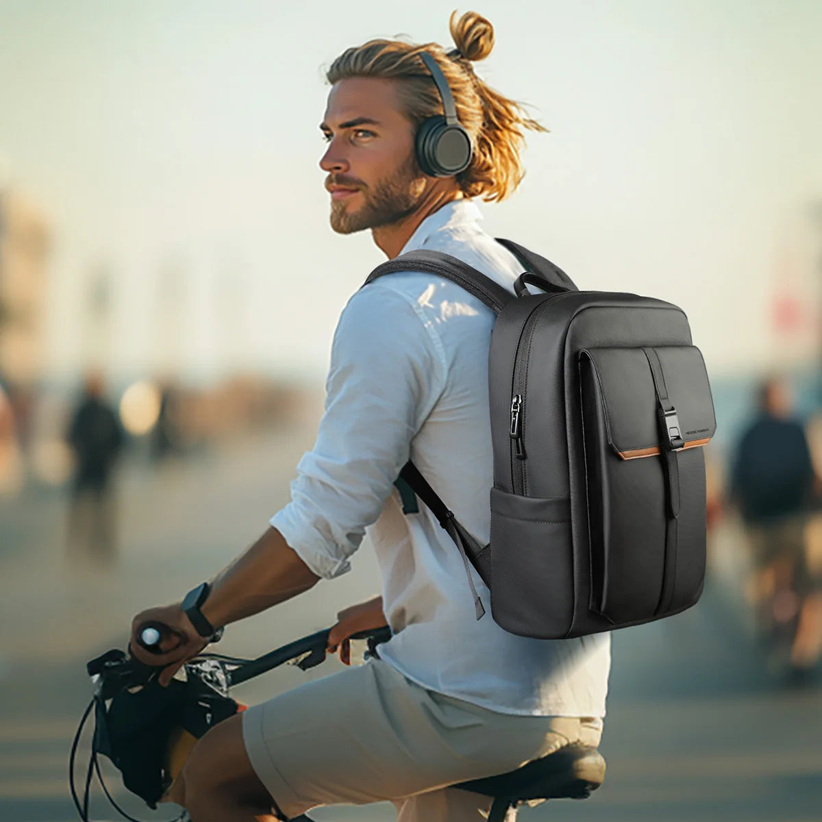 Sac à dos ordinateur portable | Smart Pro™ – Vue de face élégante et moderne pour le travail et l’école