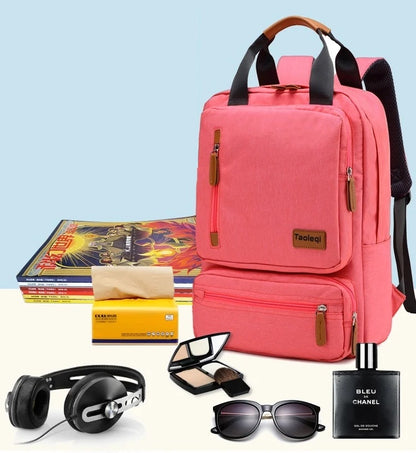 Sac à dos voyage femme Canvas Urbain™ – design moderne et confortable, multipoche et résistant à l’eau, compagnon parfait pour toutes vos aventures en ville.