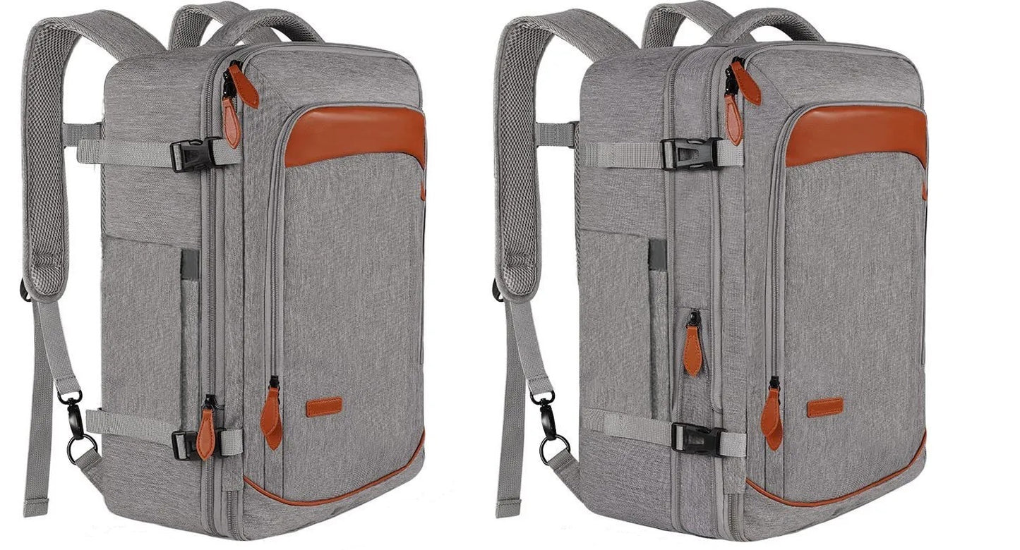 Sac valise cabine extensible homme 40L imperméable avec cubes de rangement inclus extansible