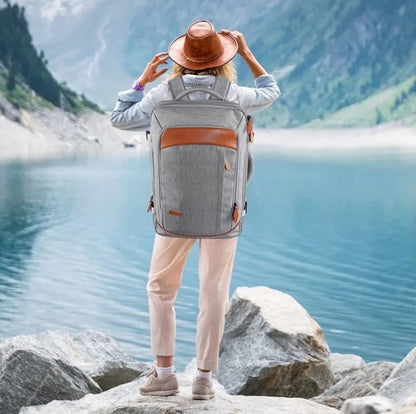 Sac valise cabine extensible homme 40L imperméable avec cubes de rangement inclus, unisexe