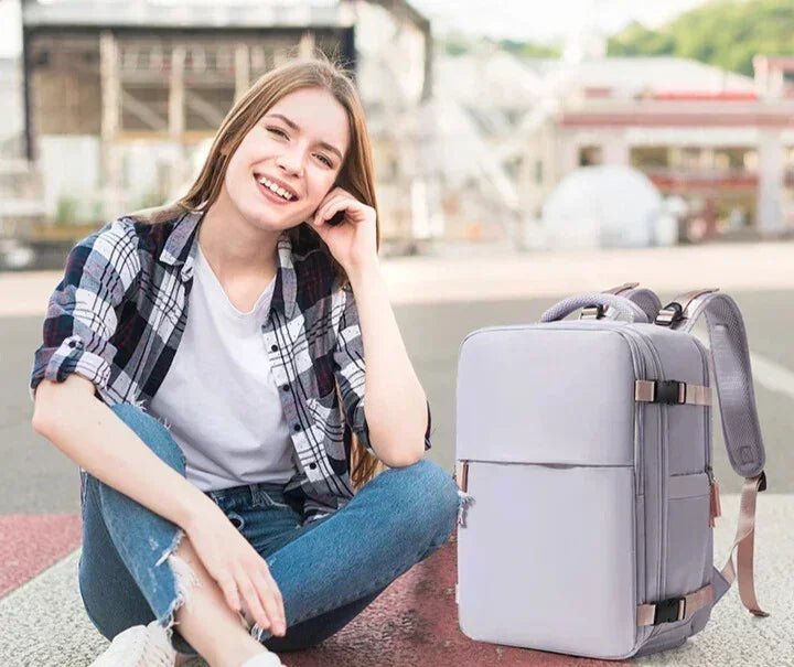 sac a dos voyage, sac a dos compression sous vide, sac a dos cabine avion, sac a dos multifonction, sac a dos pour ordinateur portable, organiseur voyage compact, sac a dos randonnee, sac de voyage leger