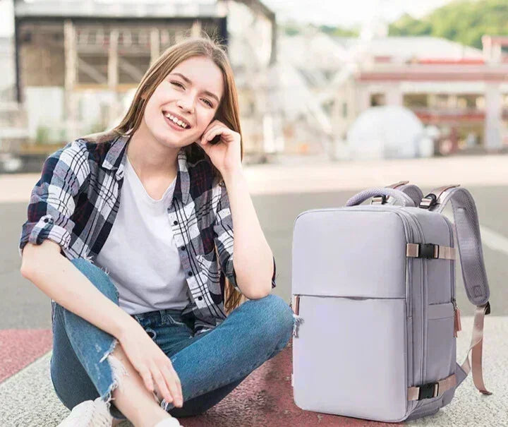 sac a dos voyage, sac a dos compression sous vide, sac a dos cabine avion, sac a dos multifonction, sac a dos pour ordinateur portable, organiseur voyage compact, sac a dos randonnee, sac de voyage leger