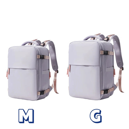 Sac a dos voyage AirCompresX™ cabine Wizzair 40x30x20, compression sous vide, multifonction et ergonomique. Voyagez léger et organisé !