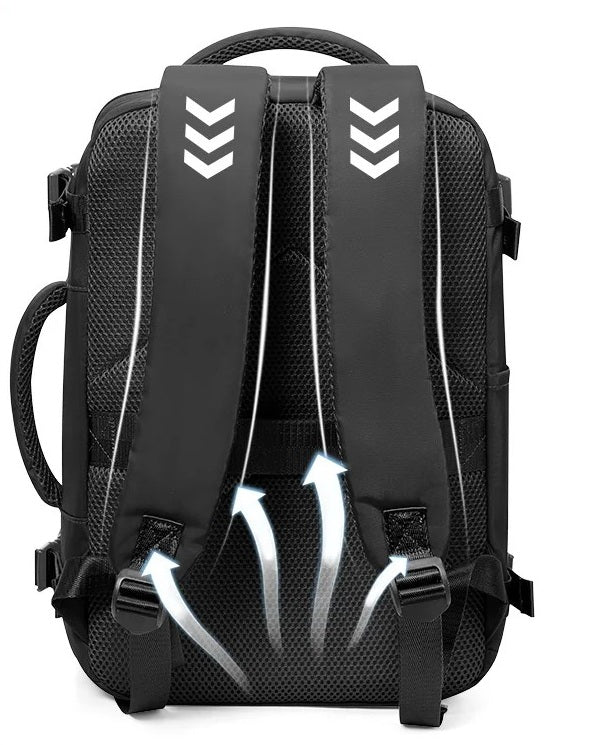 Sac a dos voyage cabine 40x20x25 EasyTrip compatible Ryanair, bagage a main sous siege avec compartiment ordinateur et rangement optimise