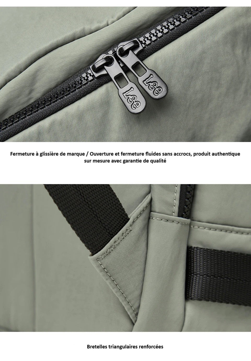 Sac à dos de voyage cabine Lee® 24L unisexe imperméable avec compartiment chaussures et poche humide, compatible ordinateur 16 pouces pour courts séjours et déplacements.