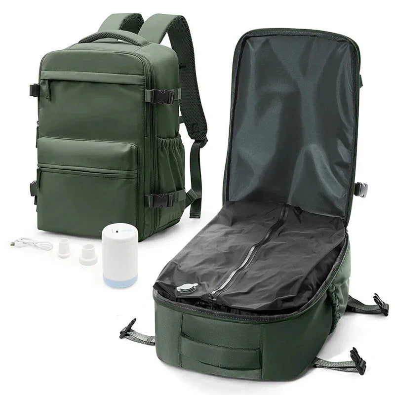 sac à dos voyage, sac à dos compression sous vide, bagage cabine low-cost, solution rangement valise, organisateur voyage compact, sac voyage ordinateur, sac à dos cabine homme femme, sac léger pour avion, gain de place sac voyage, sac à dos polyvalent voyage