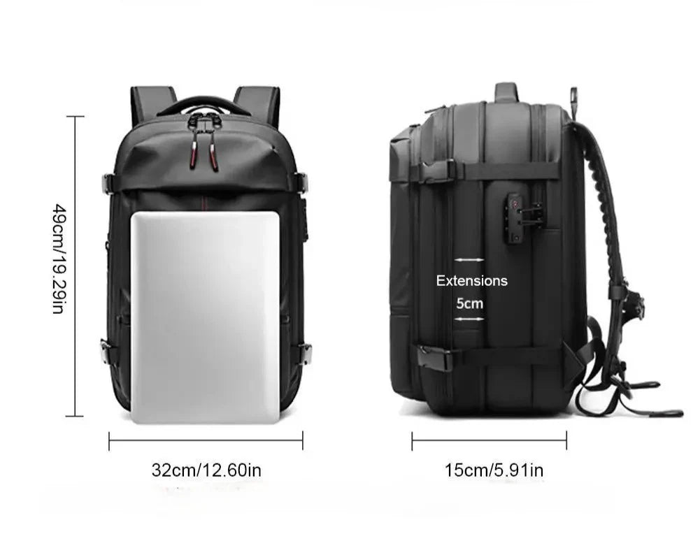 SAC À DOS VOYAGE COMPRESSION SOUS VIDE | AirPress™