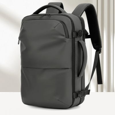 Sac a dos voyage compression sous vide 17 pouces 36-55L gris