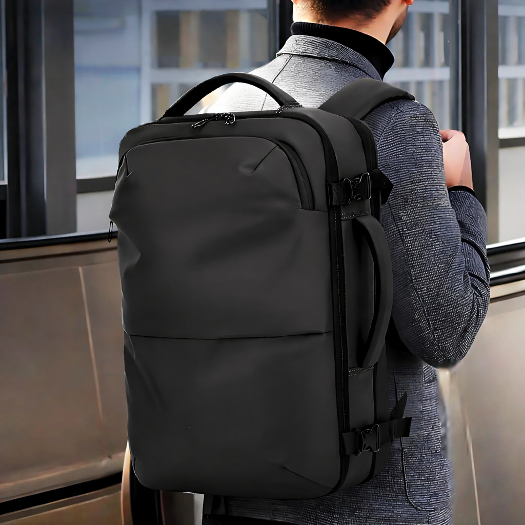 Sac a dos voyage compression sous vide 17 pouces 36-55L