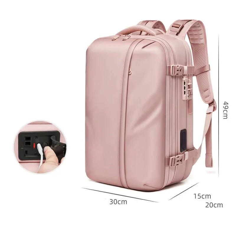 Sac à dos voyage Sac à dos compression sous vide&nbsp;Sac cabine compressible&nbsp;Sac à dos imperméable&nbsp;Sac à dos pour ordinateur portable&nbsp;Sac à dos antivol&nbsp;Sac à dos avec balance électronique Sac a dos voyage, sac à dos de voyage compression sous vide, sac à dos compressible pour avion, sac de voyage modulable et pratique, solution rangement valise, organisateur voyage compact&nbsp; sac de voyage léger et compressible, sac à dos pratique pour avion, sac à dos pour organiser vêtements sous v