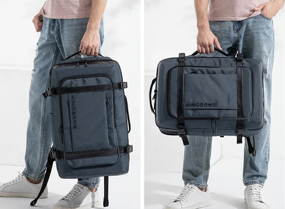Sac à dos voyage femme et homme ÉliteVoyage™ léger, imperméable, extensible +50%, bretelles rembourrées et ouverture 180° pour organisation optimale