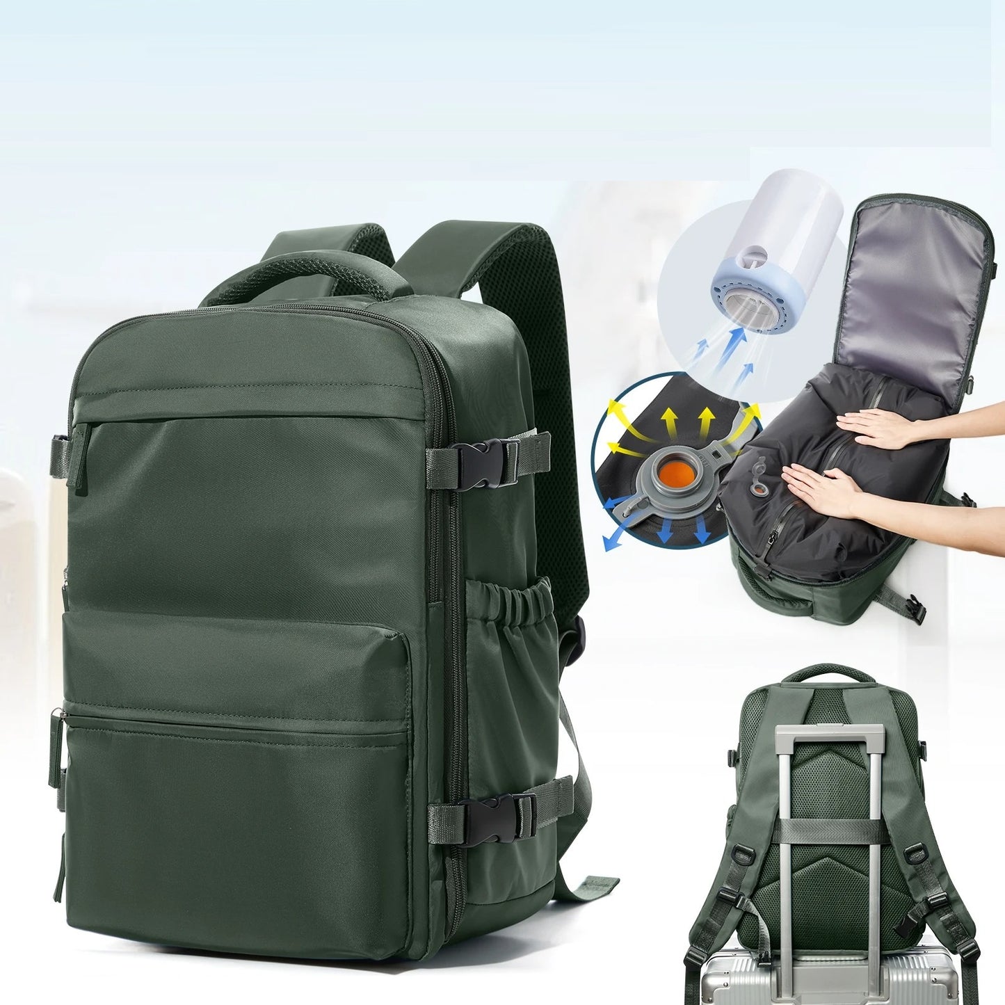 sac a dos voyage, sac a dos compression sous vide, sac a dos de voyage cabine avion, sac a dos voyage ryanair 40x20x25, sac a dos voyage impermeable, sac a dos voyage homme femme, sac a dos voyage grande capacite