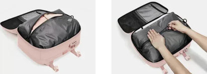 sac à dos voyage sous vide Vacupack, compression vêtements, organisation bagages